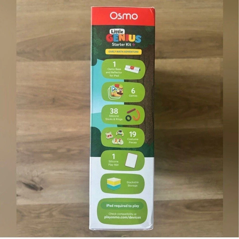Osmo Little Genius Starter Kit + Early Math Adventure – NIB (iPad Required)